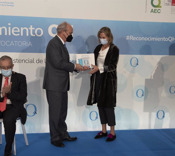 Acto de entrega del reconocimiento 'Quality Healthcare (QH)' de la Fundación Instituto para el Desarrollo e Integración de la Sanidad (IDIS) a los Hospitales Quirónsalud Sagrado Corazón, Córdoba y Campo de Gibraltar.