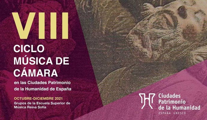 Cartel VIII Ciclo de Música de Cámara de las Ciudades Patrimonio.