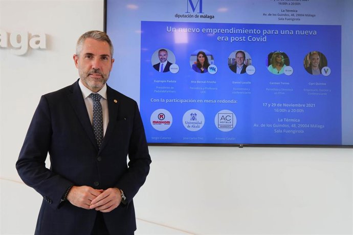 La Diputación impulsa unas jornadas de emprendimiento post-Covid para empresarios, autónomos y emprendedores