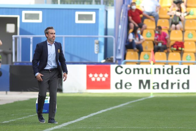 Archivo - Jorge Vilda, head coach of Spain during the women international friendly match played between Spain and Denmark at Santo Domingo stadium on Jun 15, 2021 in Alcorcon, Madrid, Spain.