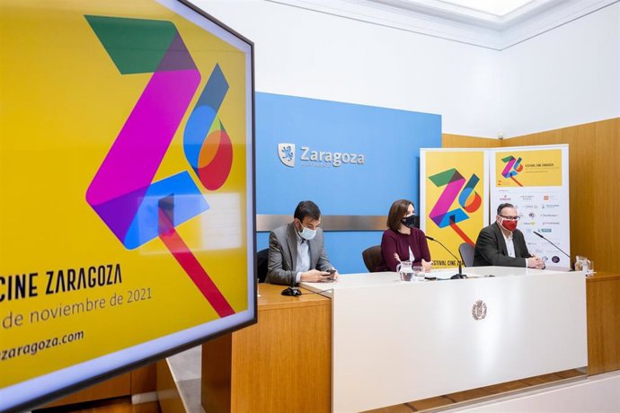 Presetación del XXVI Festival de Cine de Zaragoza (FCZ), que se celebrará del 20 al 27 de noviembre y se hermanará con el Festivalito de La Palma y crea una Fila 0 en apoyo a la isla