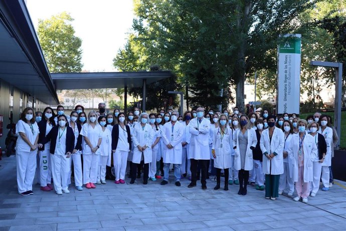 Parte del servicio de Pediatría del Virgen de las Nieves