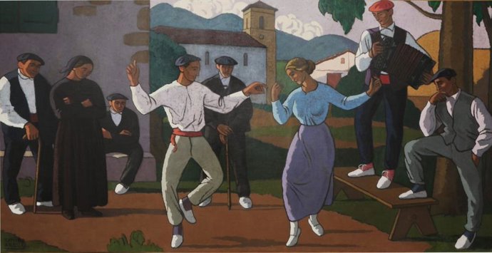 Pintura 'Fandango', de Ramiro Arrue