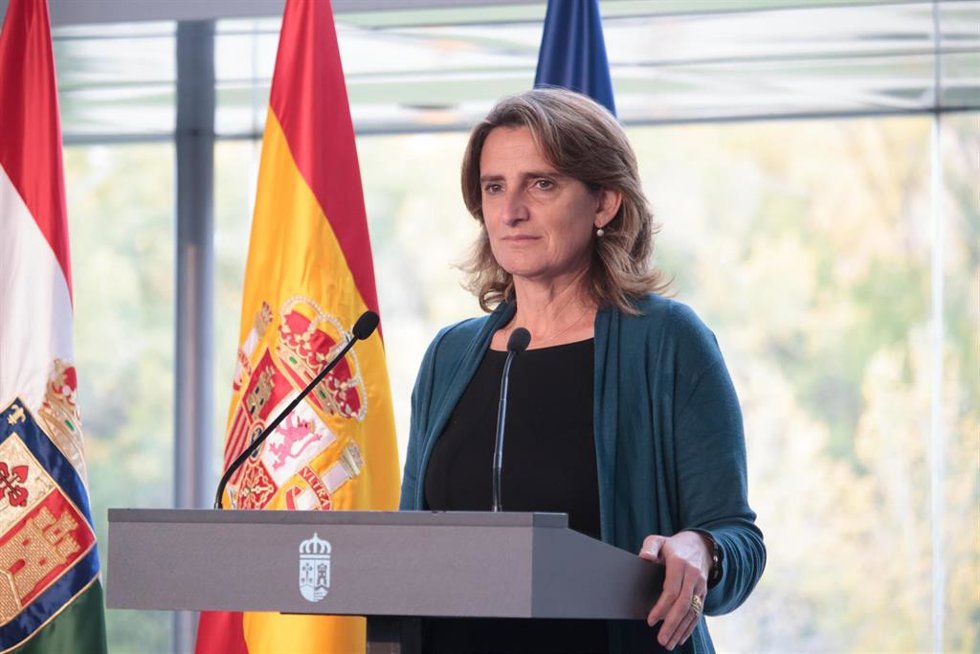 La ministra para la Transición Ecológica y el Reto Demográfico, Teresa Ribera