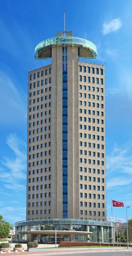 Archivo - Sede de Garanti BBVA en Turquía.