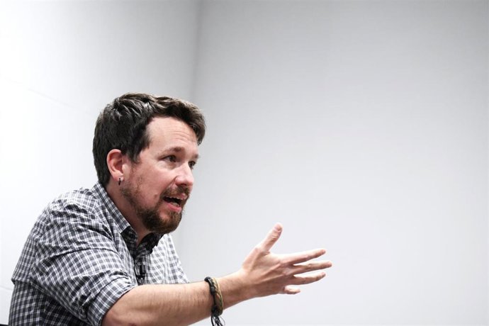 El ex vicepresidente Pablo Iglesias interviene en el ciclo 'Cataluña-España: ¿del conflicto al diálogo y la negociación política?', a 16 de noviembre de 2021, en Madrid, (España). 