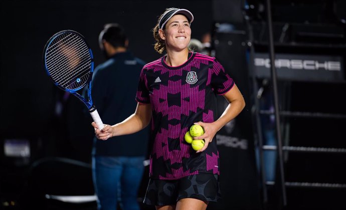 Garbiñe Muguruza en el WTA Finals de Guadalajara (México)