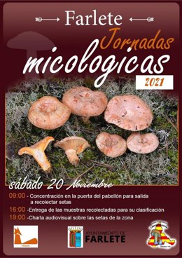 Farlete celebrará este sábado su primera Jornada Micológica.