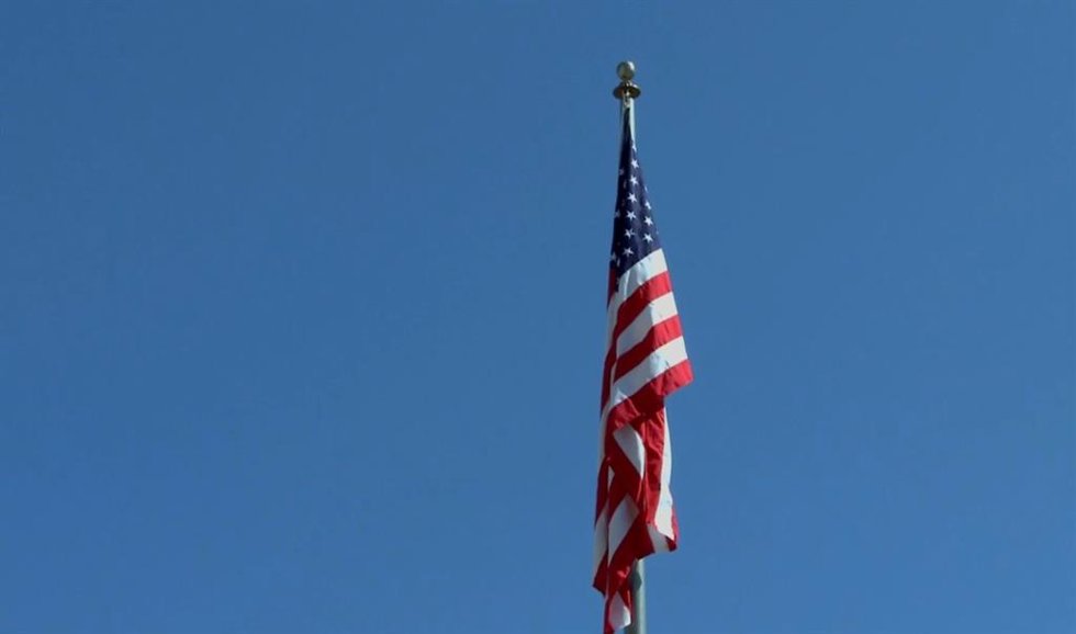 Archivo - Bandera de EEUU.