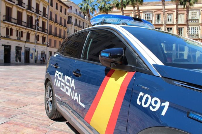 Archivo - Coche Policía Nacional Málaga