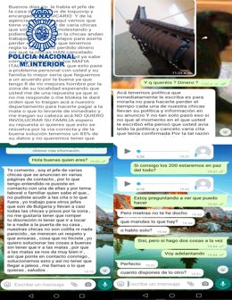 La Policía Nacional detiene a ocho individuos por extorsionar a personas que contactaban con prostitutas a través de Internet .