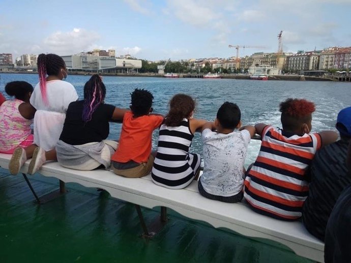 Niños atendidos por Cáritas Diocesana de Santander