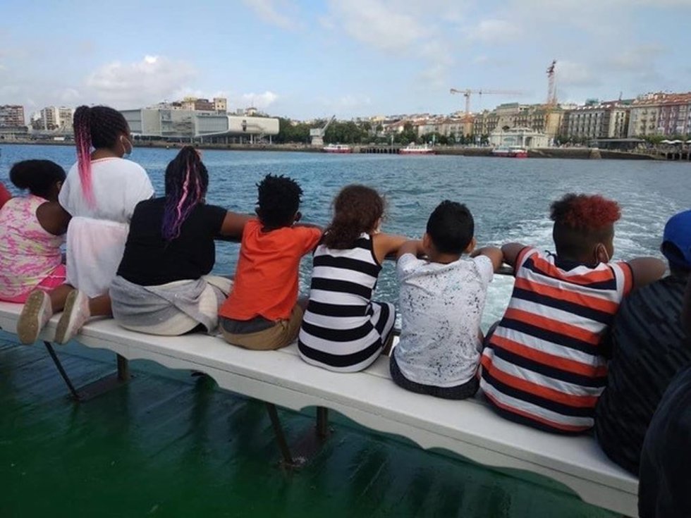 Niños atendidos por Cáritas Diocesana de Santander