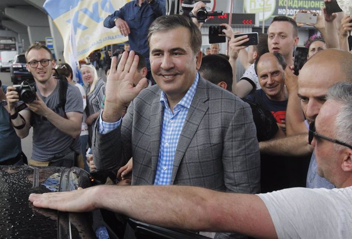 Archivo - El expresidente de Georgia Mijail Saakashvili.