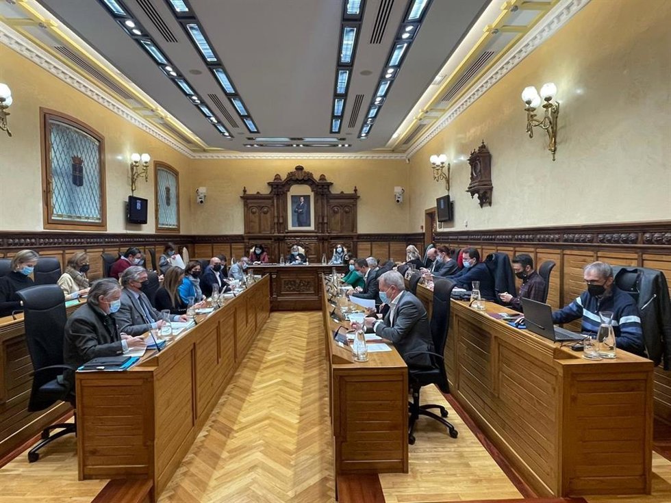Segunda sesión del Pleno de Debate sobre el Estado del Municipio del Ayuntamiento de Gijón (Archivo)