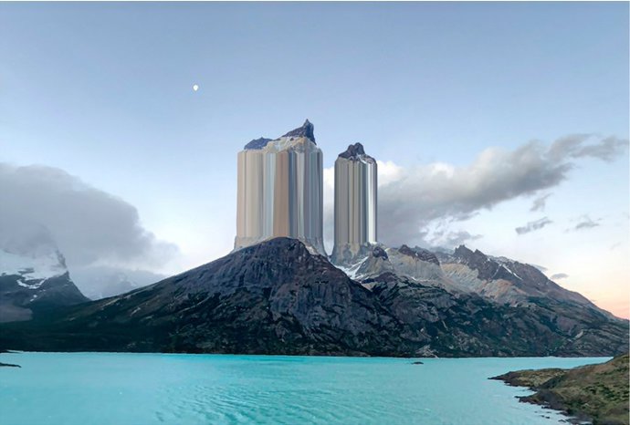 'Monolitos', Una De Las Obras Que Puede Verse En 'Metamaps', En La Casa De La Provincia De La Diputación De Sevilla.