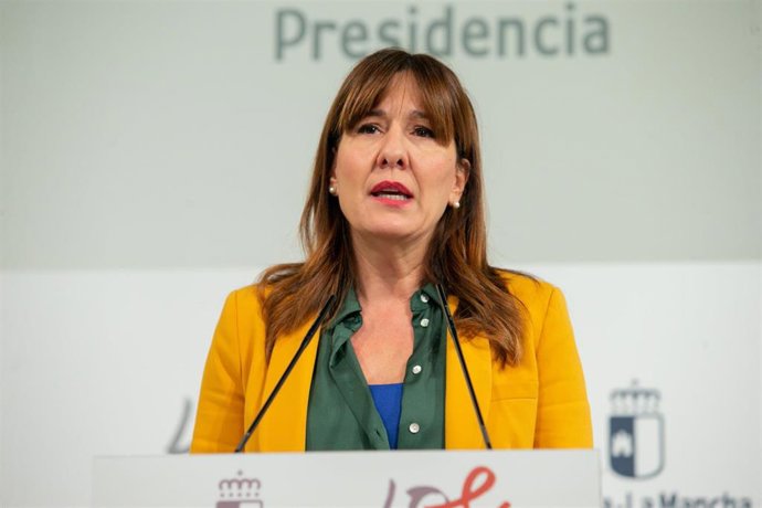 La consejera de Igualdad y portavoz del Gobierno regional, Blanca Fernández, comparece en rueda de prensa para informar sobre los acuerdos del Consejo de Gobierno.