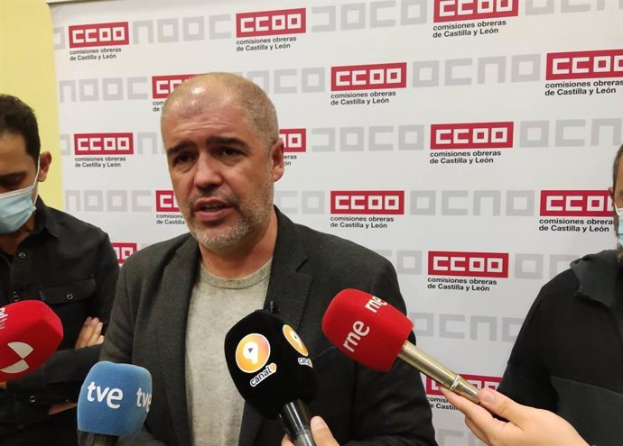 Unai Sordo ha participado este martes una asamblea de CCOO en Soria.