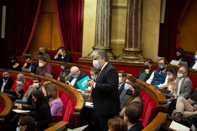 El president de Junts al Parlament, Albert Batet