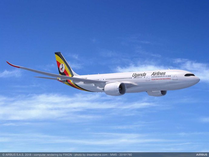 Archivo - Aviones A330-800 de Uganda Airlines.