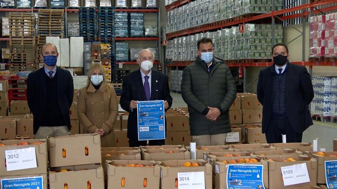 Presentación de la Gran Recogida del Banco de Alimentos de Valladolid.