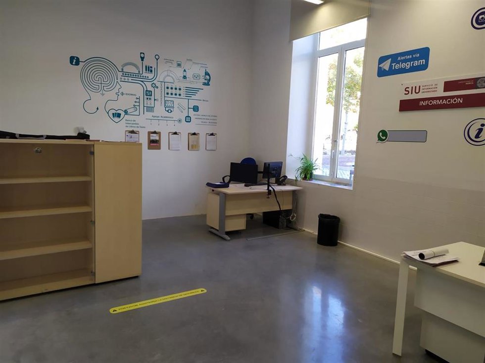 Nueva oficina del Servicio de Información Universitario en el Campus de Lorca