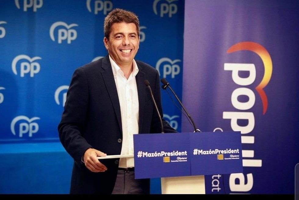 Archivo - El presidente del PPCV, Carlos Mazón, en una imagen de archivo.