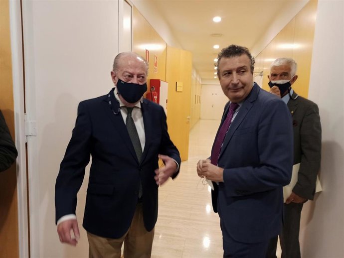 Javier Fernández en la Diputación de Sevilla