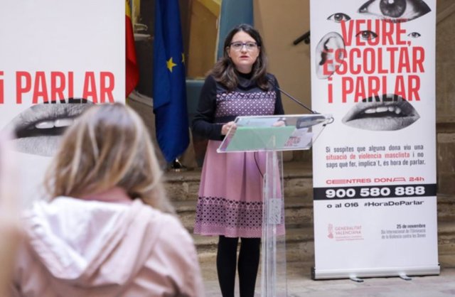 La vicepresidenta y consellera de Igualdad y Políticas Inclusivas, Mónica Oltra.