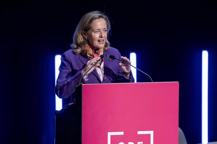 La vicepresidenta primera y ministra de Asuntos Económicos y Transformación Digital, Nadia Calviño 