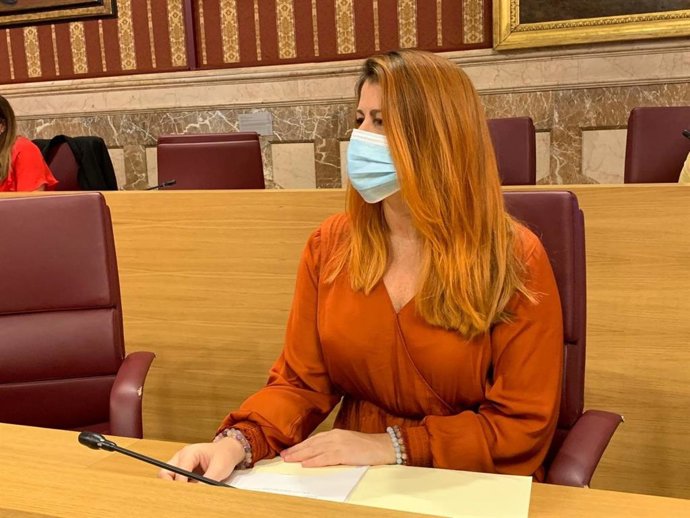 La portavoz municipal de Podemos Sevilla, Susana Serrano, en una imagen de archivo.