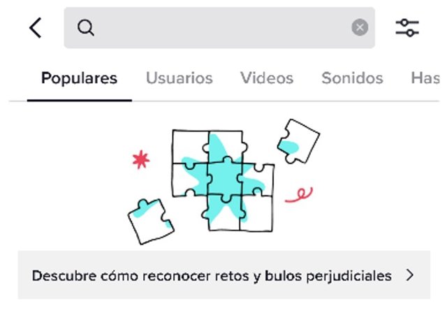 Herramientas contra los bulos en TikTok