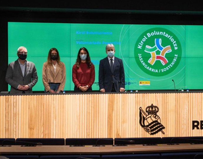 Presentación de la semana del voluntariado deportivo de Gipuzkoa