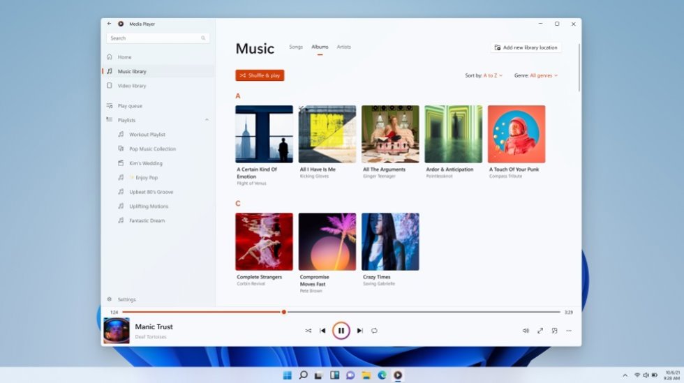 Nuevo Media Player para Windows 11