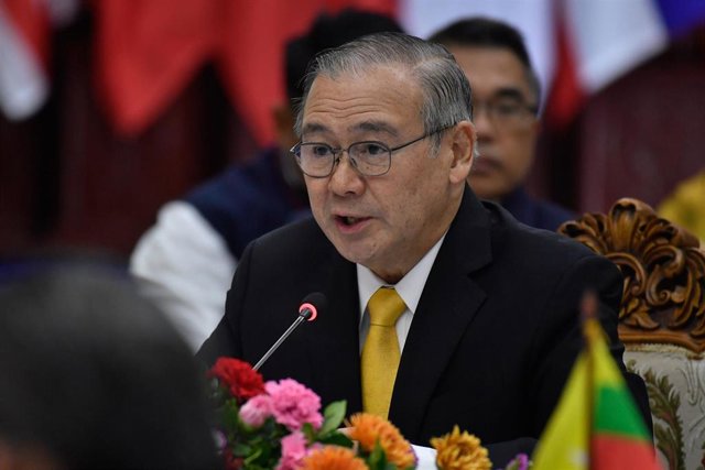 Archivo - El ministro de Exteriores filipino, Teodoro Locsin.