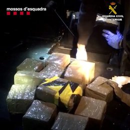 Imagen de la droga intervenida