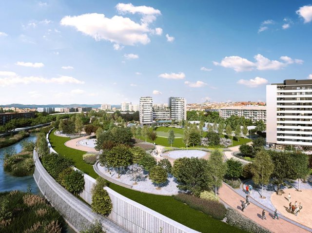Promoción de Gestilar River Park en Madrid Río (Madrid)