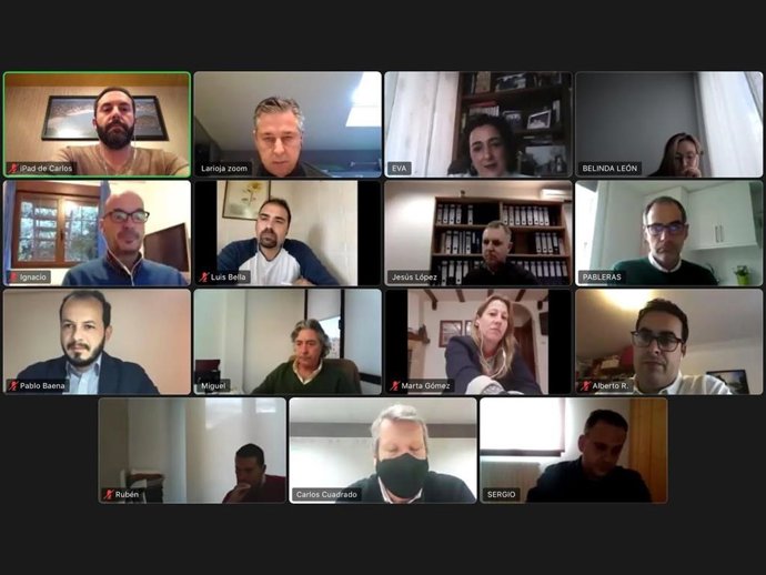 Archivo - Foto de archivo de una reunión del Comité Autonómico de Ciudadanos La Rioja