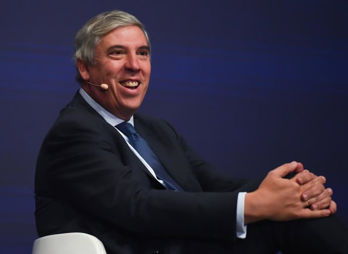 Archivo - El presidente de ANFAC, José Vicente de los Mozos, en la mesa titulada La sociedad abierta y sus enemigos, en el marco de la tercera jornada de la Convención Nacional del PP, a 29 de septiembre de 2021, en Madrid (España).