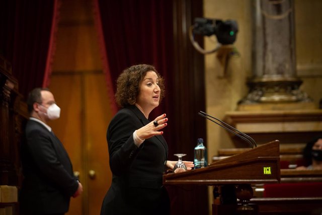 Archivo - Arxiu - La diputada del PSC Alícia Romero al Parlament de Catalunya