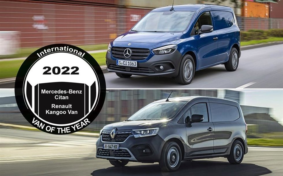 Renault Kangoo y el Mercedes-Benz Citan ganan el premio Van of the year 2022