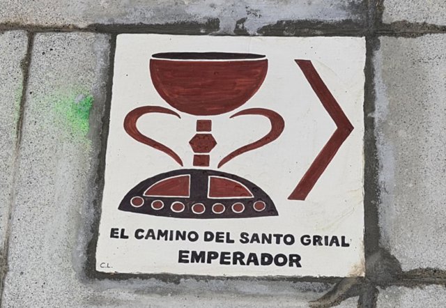 Inauguración de la señalización en el pueblo de Emperador