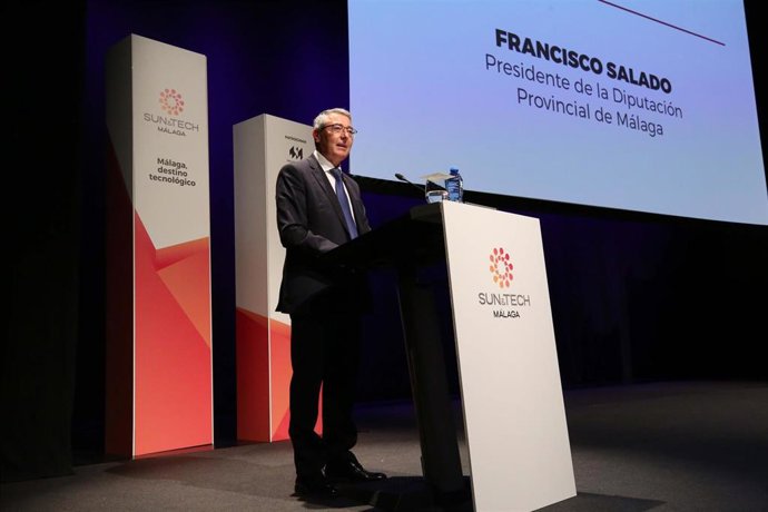 El presidente de la Diputación, Francisco Salado, destaca el ecosistema tecnológico de Malaga y ve un reto consolidarla como referente internacional