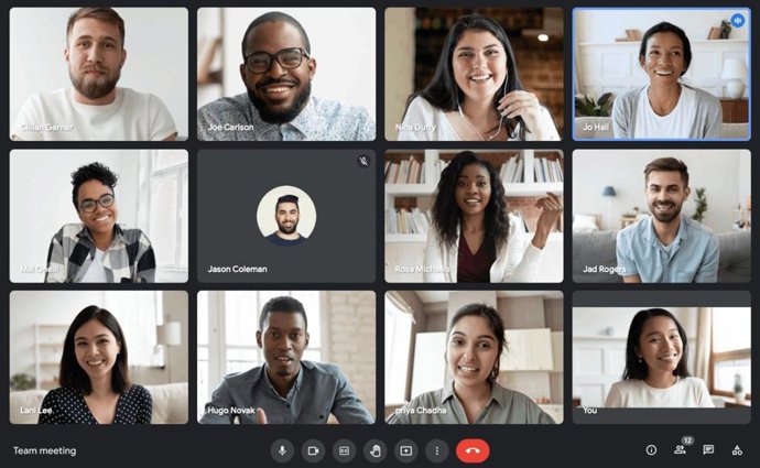 Captura de Google Meet