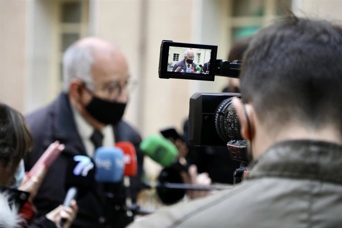 El consejero de Educación, Pedro Uruñuela