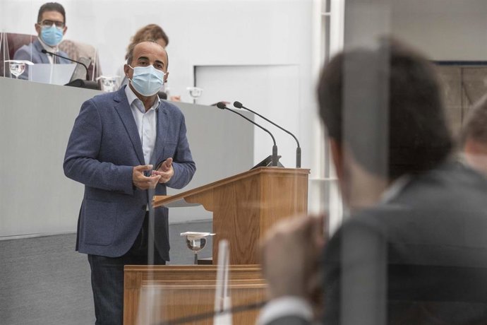 El diputado regional Pedro López