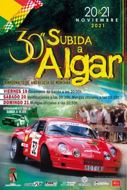 Cartel de la 30 edición de la Subida a Algar.