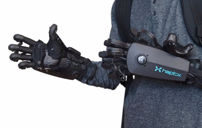 Los guantes hápticos diseñados por HaptX