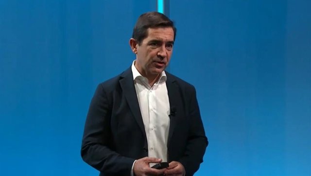 El presidente de BBVA, Carlos Torres Vila, en el Investor Day celebrado el 18 de noviembre de 2021.