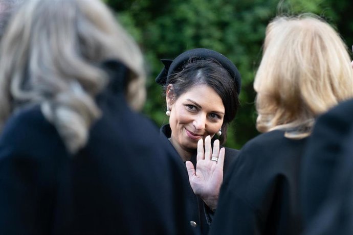 La ministra del Interior británica, Priti Patel.